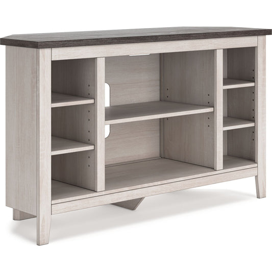 Meuble TV d'angle Dorrinson - Bicolore