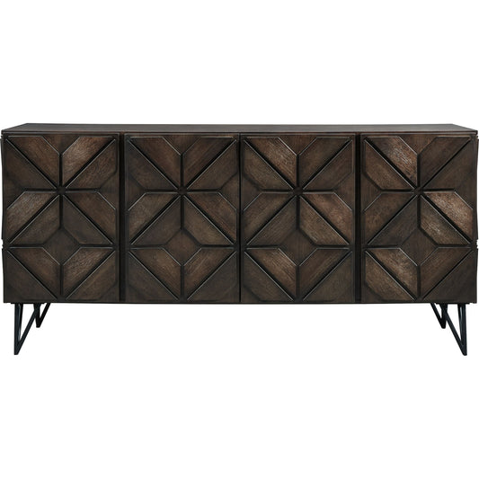 Meuble TV Chasinfield - Marron foncé