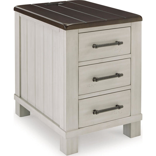 Table d'appoint Darborn - Gris/Marron
