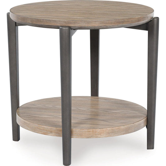 Table d'appoint Dyonton - Brun gris clair
