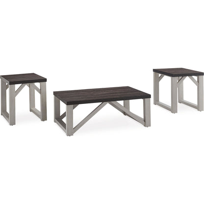 Lot de 3 tables Dorrinson - Blanc antique