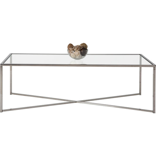 Table basse Cross Over - Verre