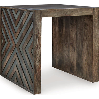 Table d'appoint Dreggan - Marron