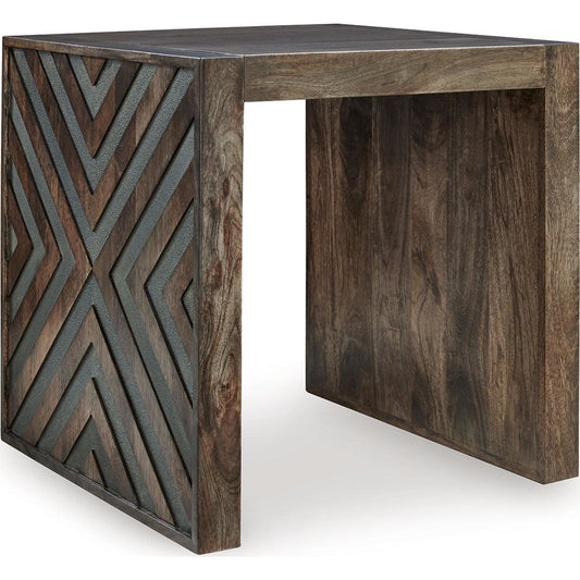 Table d'appoint Dreggan - Marron