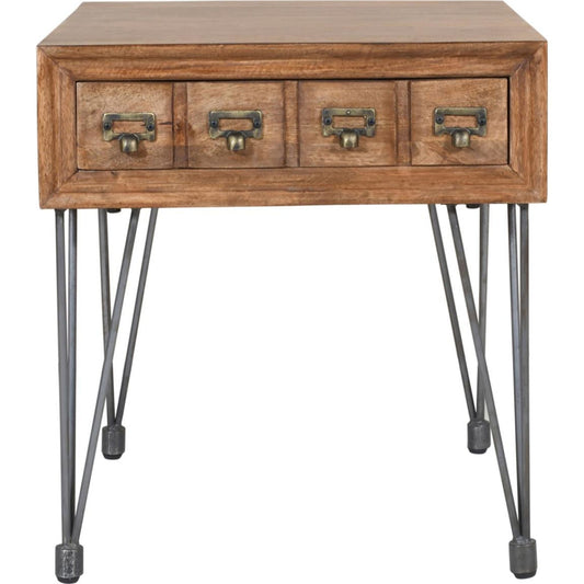 Table d'appoint American Vintage - Marron moyen
