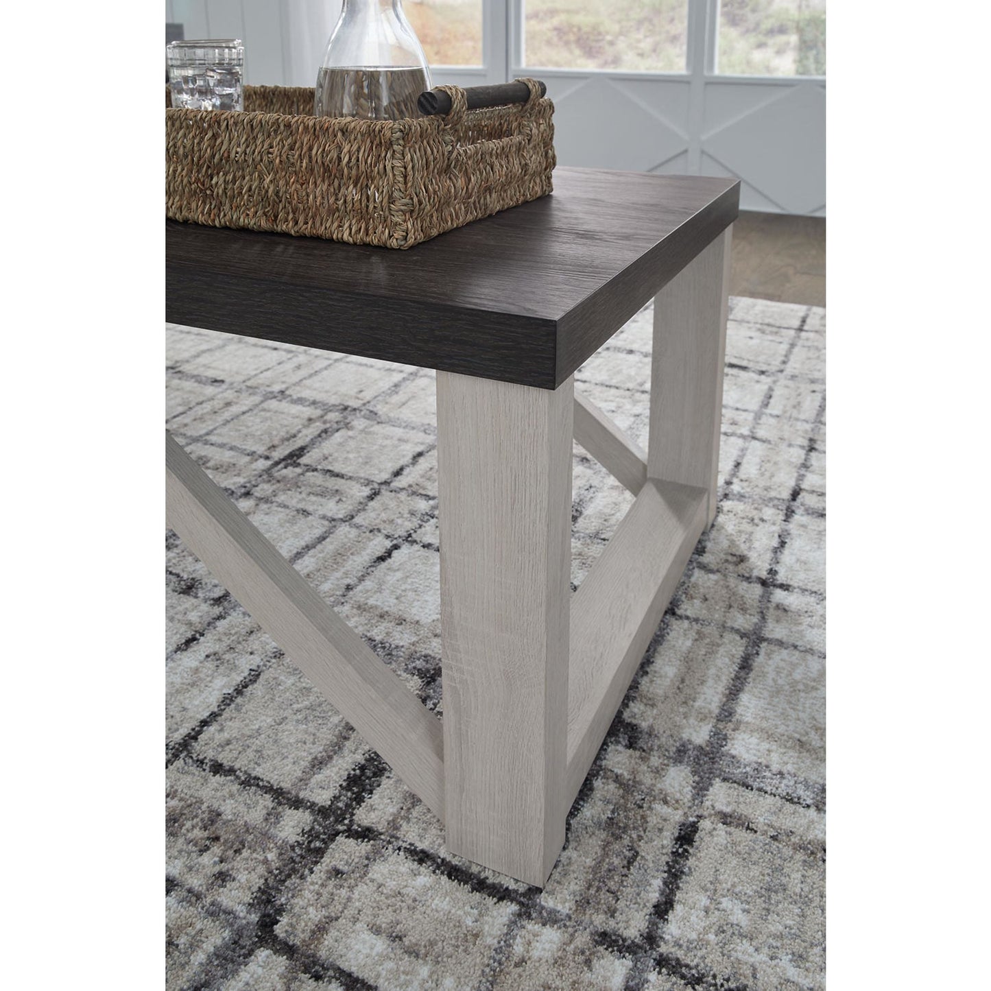 Lot de 3 tables Dorrinson - Blanc antique
