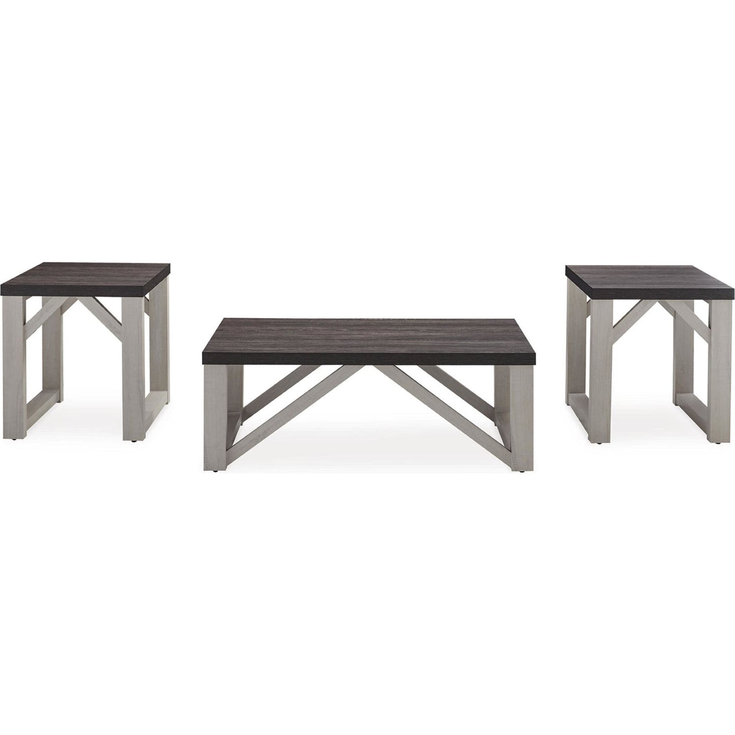Lot de 3 tables Dorrinson - Blanc antique