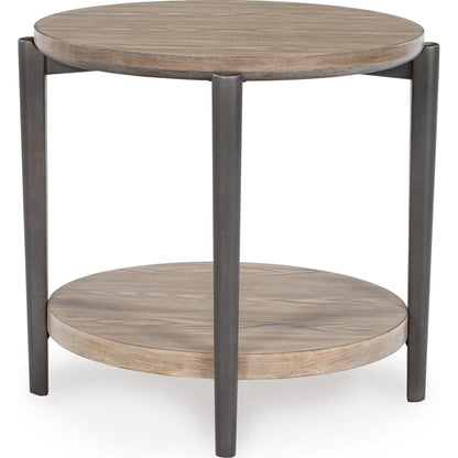 Table d'appoint Dyonton - Brun gris clair