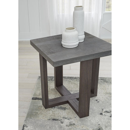 Tables Dynnford (lot de 3) - Gris/Marron