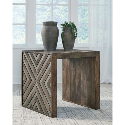 Table d'appoint Dreggan - Marron
