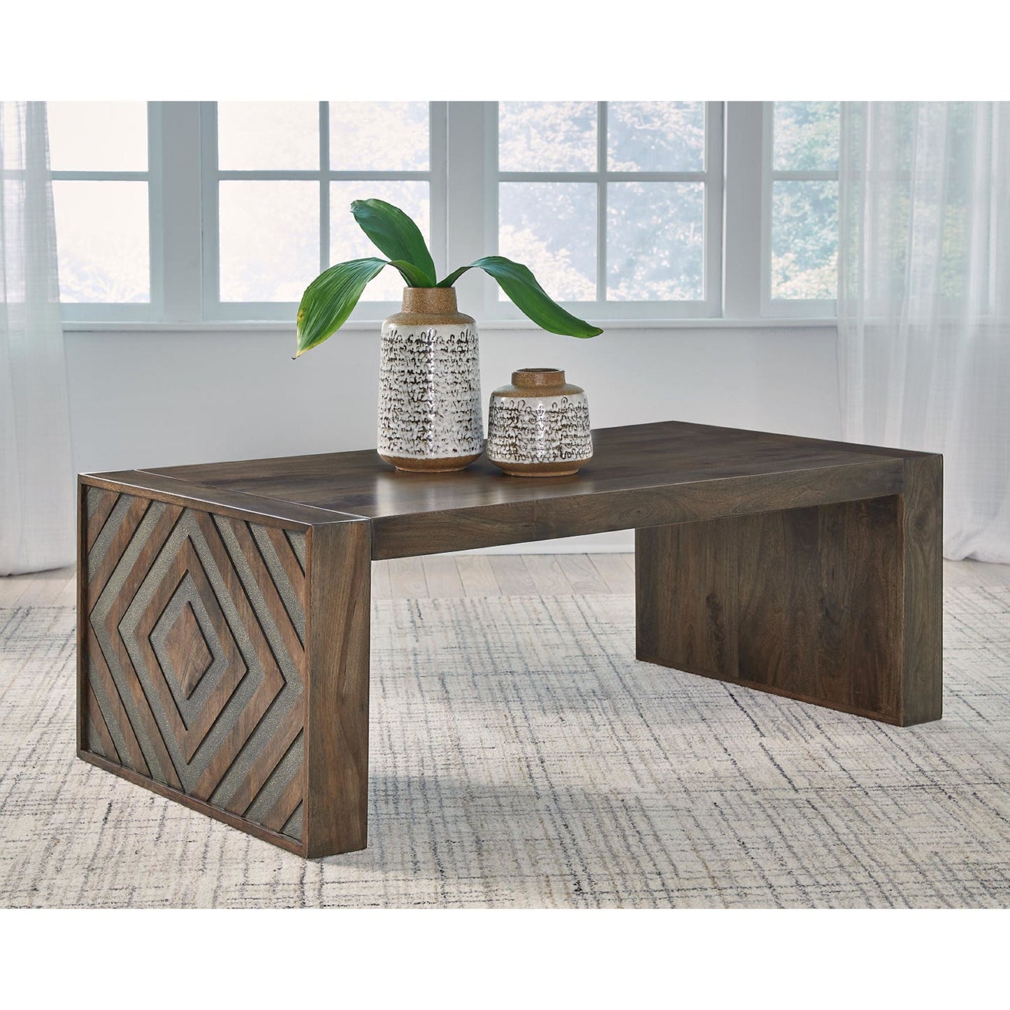 Table basse Dreggan - Marron