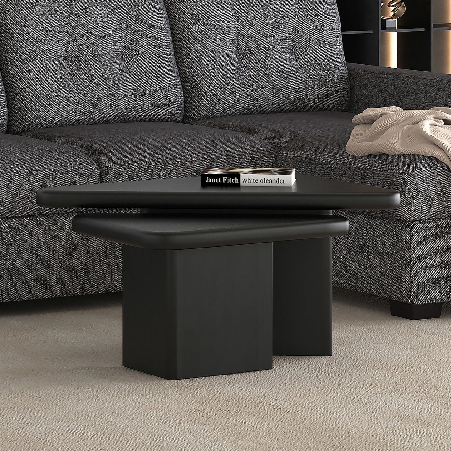 Tables basses gigognes Draco (lot de 2)