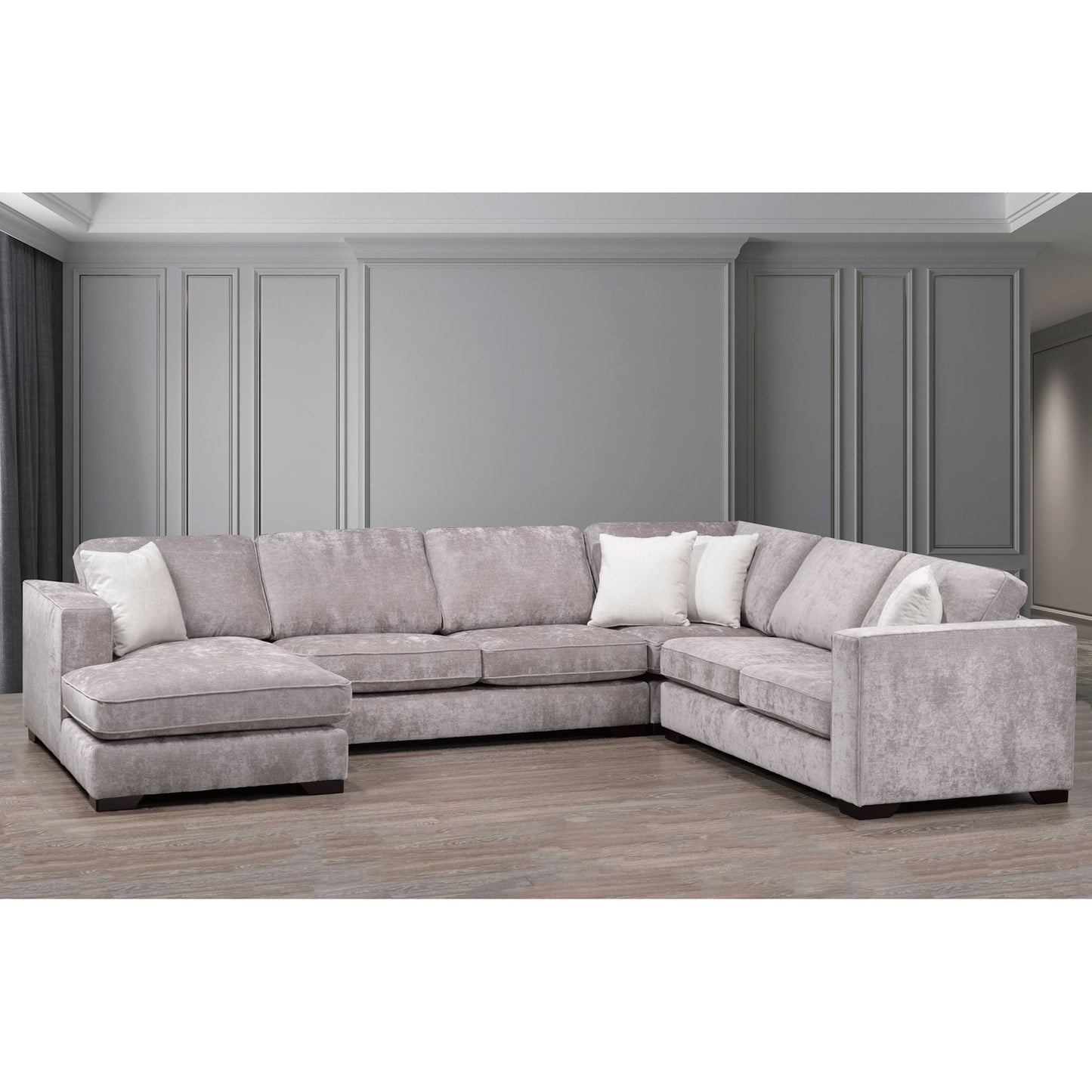 Canapé modulable Amber 4 pièces - Taupe