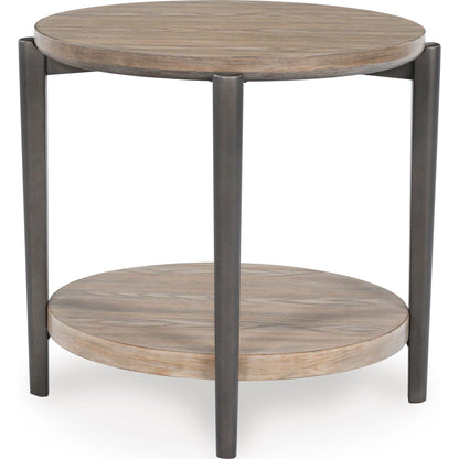 Table d'appoint Dyonton - Brun gris clair