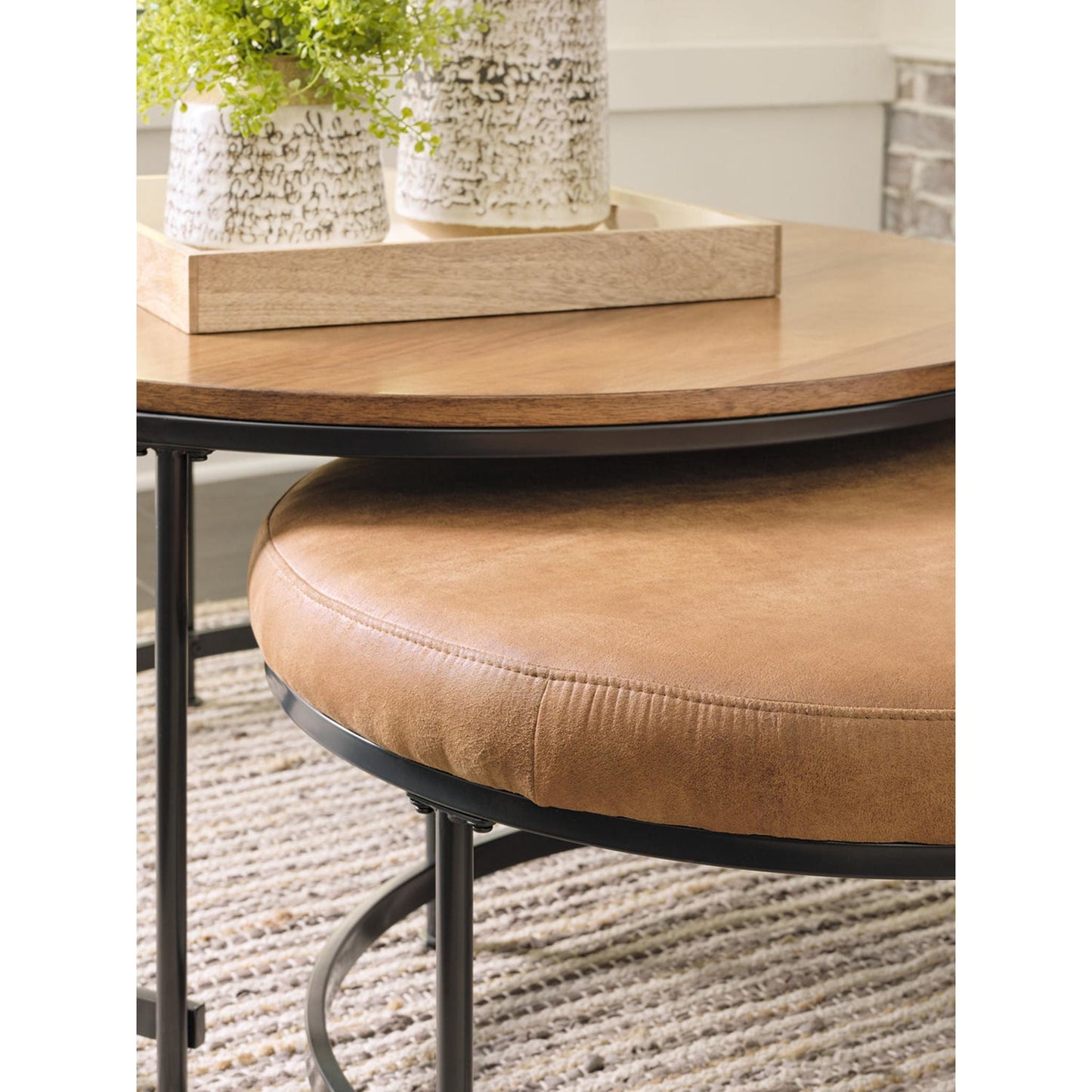 Tables basses gigognes Drezmoore (lot de 2)